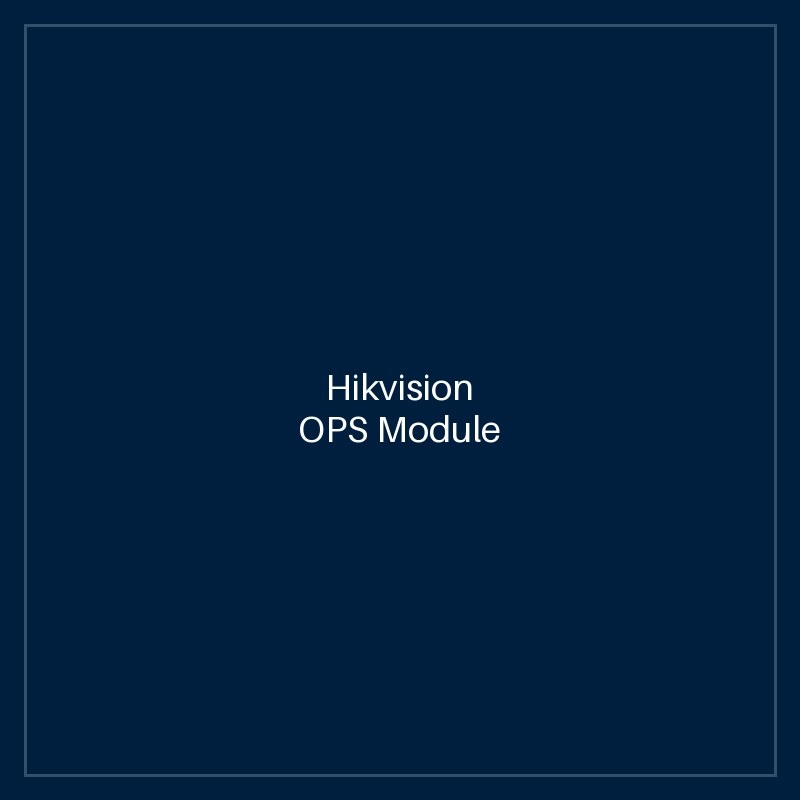 Hikvision OPS Module