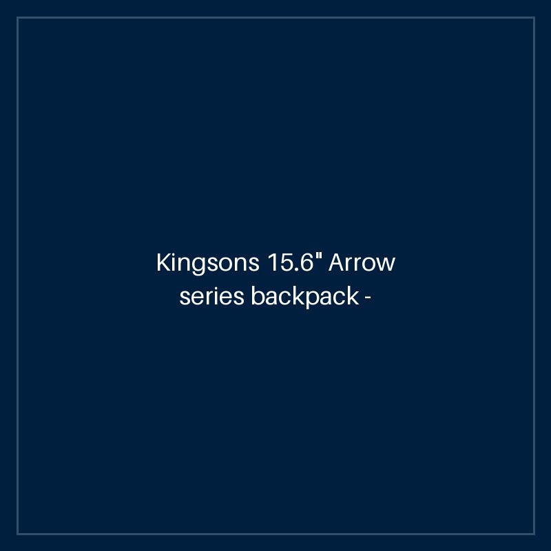 Kingsons 15.6" Arrow series backpack - Grey