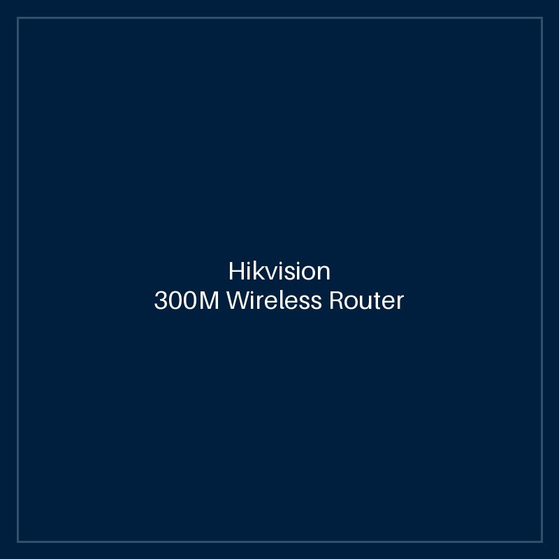 Hikvision- 300M Wireless Router