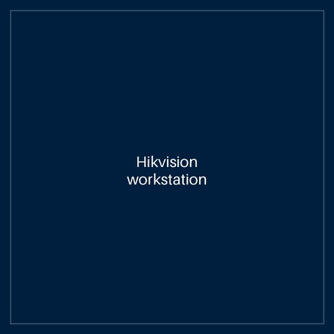 Hikvision workstation