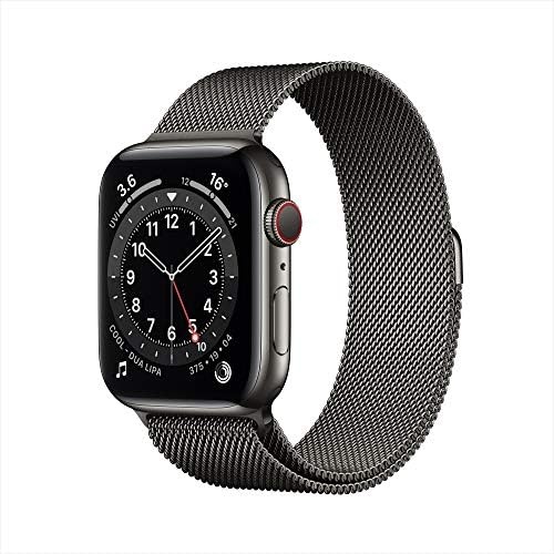 APPLE WATCH SERIES 6 GPS + CELLULAR, 40MM GRAPHITE STAINLESS STEEL CASE WITH GRAPHITE MILANESE LOOP