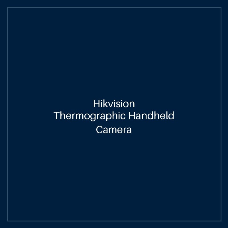 Hikvision Thermographic Handheld Camera
