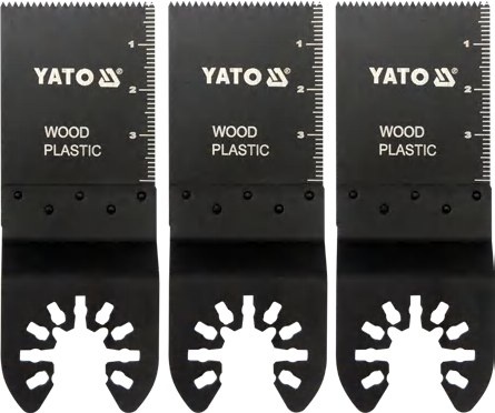 Plunge cutting saw blade for oscillating multitool HCS