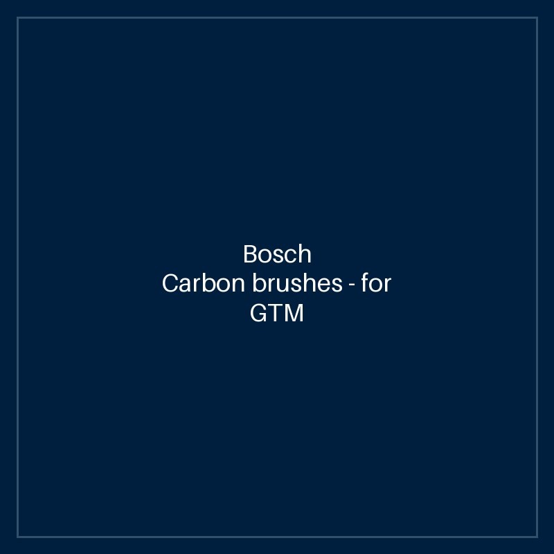 Bosch Carbon brushes — for GTM 12 JL
