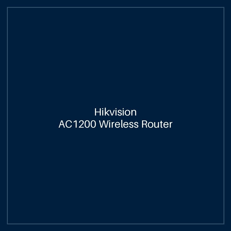 Hikvision- AC1200 Wireless Router