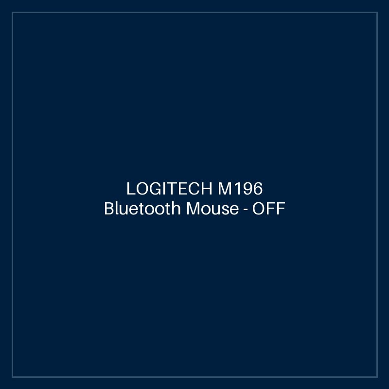 LOGITECH M196 Bluetooth Mouse - OFF WHITE - BT - EMEA28i-935