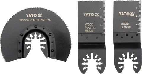 Accessories set for oscillating multitool