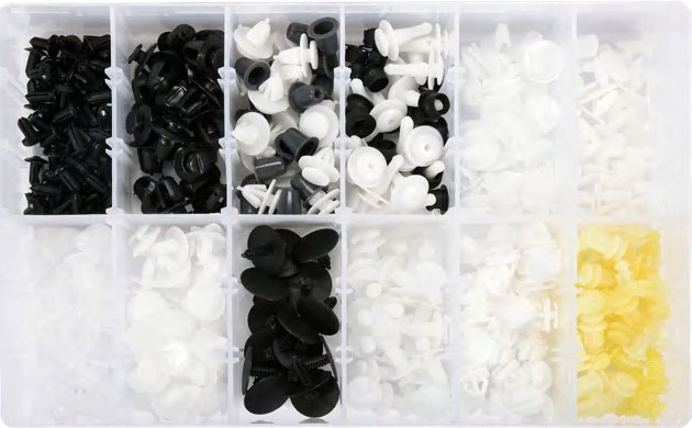Trim clips assortment