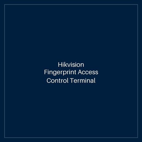 Hikvision- Fingerprint Access Control Terminal