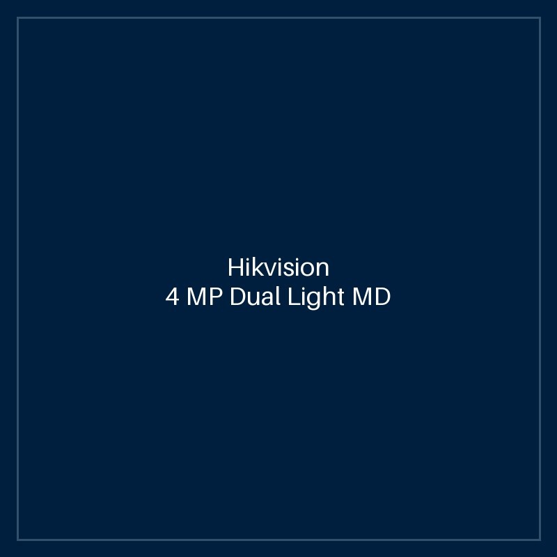 Hikvision - 4 MP Dual Light MD 2.0 Varifocal Dome Network Camera