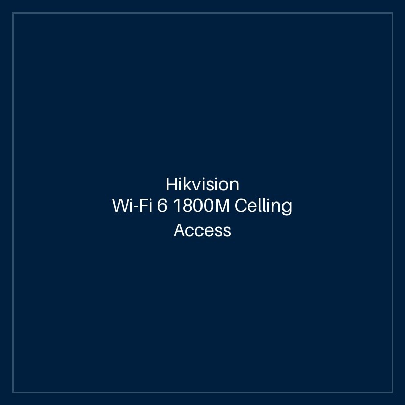 Hikvision - Wi-Fi 6 1800M Celling Access Point