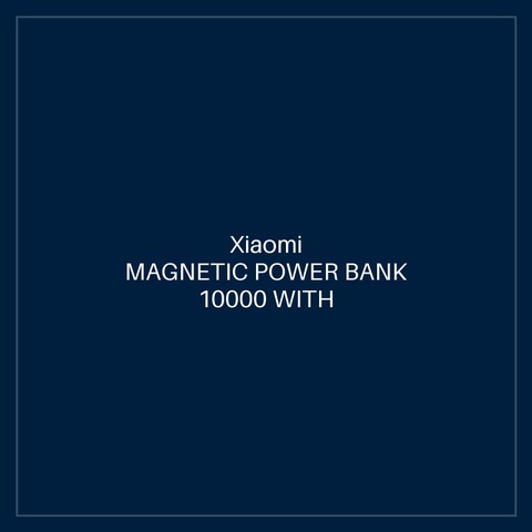 XIAOMI MAGNETIC POWER BANK 10000 WITH BUILT-IN STAND BLUE