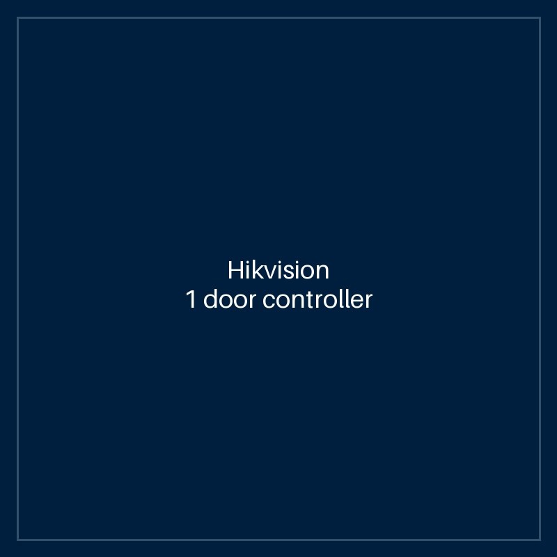 Hikvision 1 door controller
