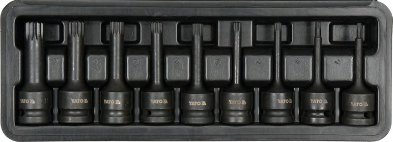 Impact bit socket set