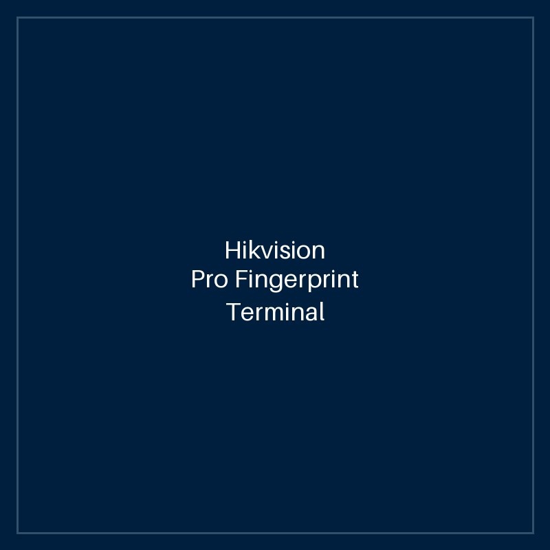 Hikvision Pro Fingerprint Terminal
