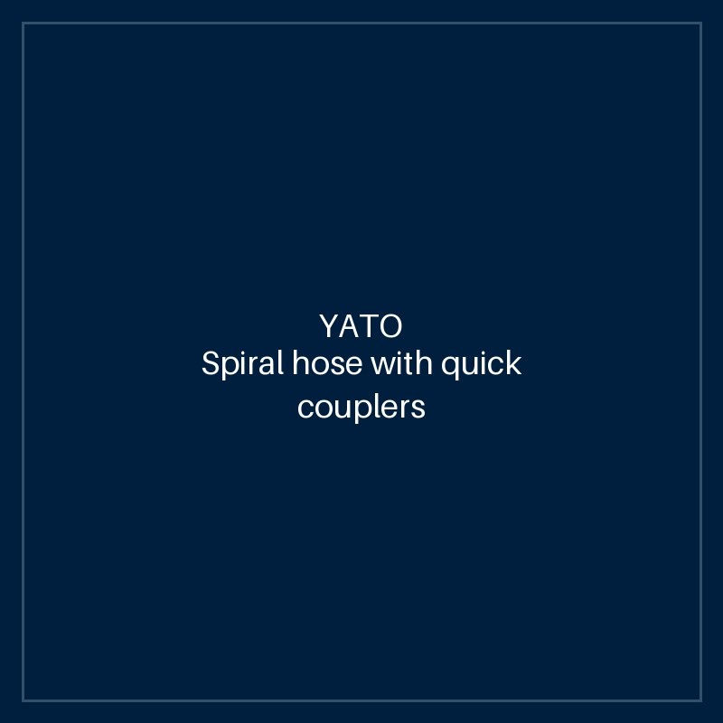 Spiral hose with quick couplers 5.5 mm