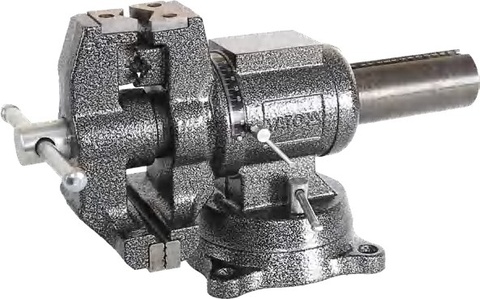 Bench vice with swivel base