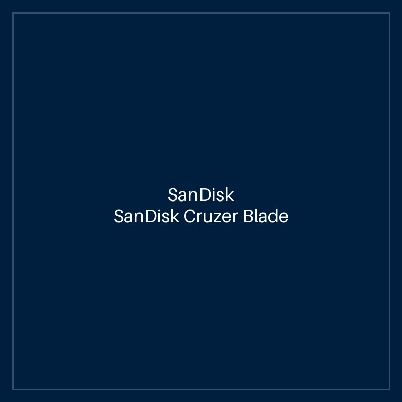 SanDisk Cruzer Blade 64GB USB Flash Drive