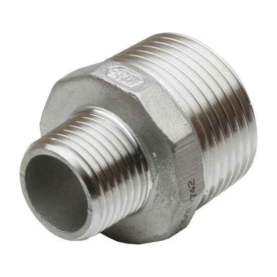 M-M Reducing Nipple Stainless Steel
