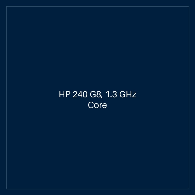 HP 240 G8, 1.3 GHz Core i7-1065G7, 4-core CPU, 3.9 GHz Turbo, 8GB DDR4-3200, 1TB HDD, Bluetooth 5.0, 41Wh Li-ion, 14" IPS 1920 x 1080, DOS