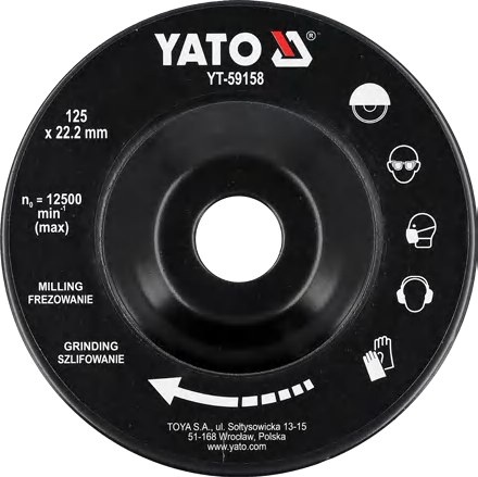 Flat rasp disc