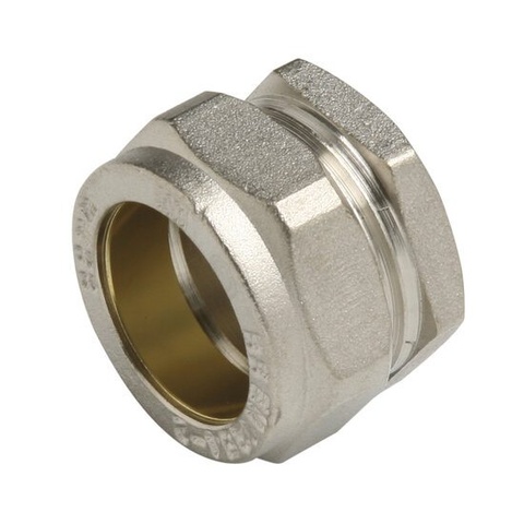 Cap Nickel-Plated Brass Compression