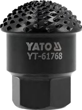Semi-circular rotary rasp