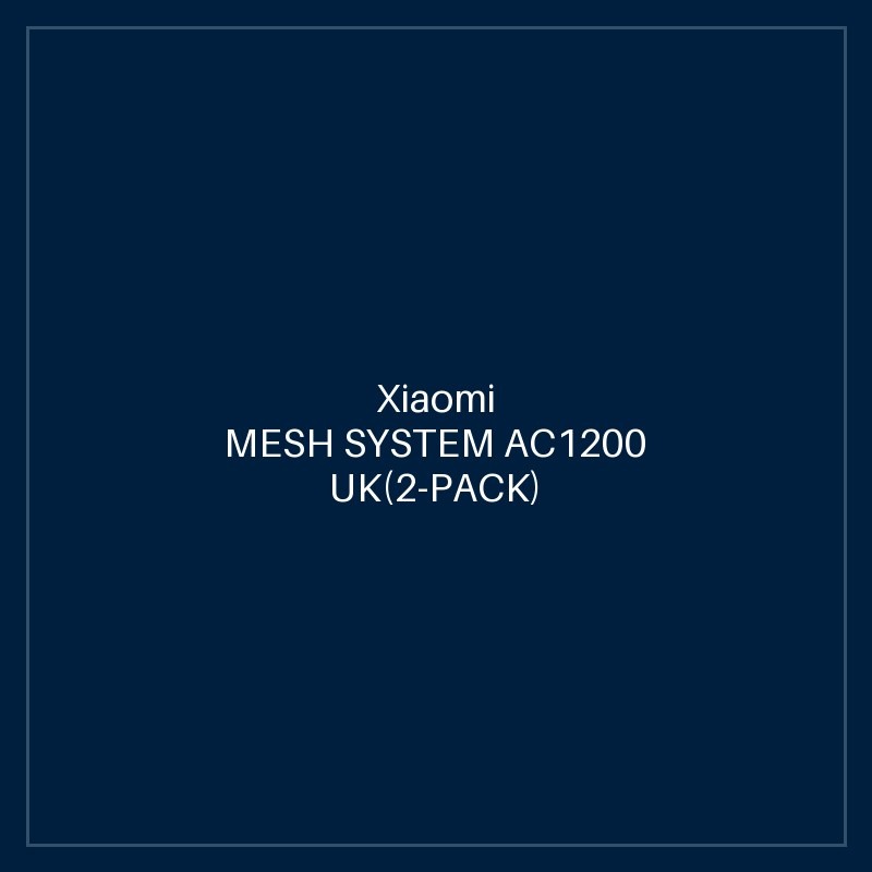 XIAOMI MESH SYSTEM AC1200 UK(2-PACK)