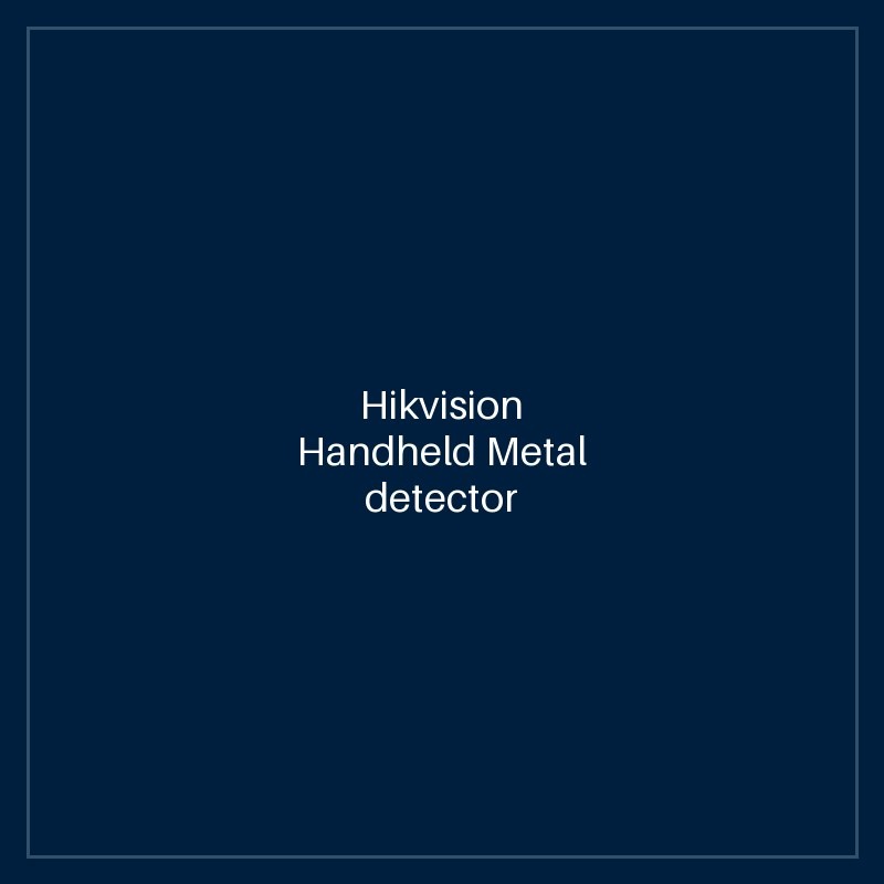 Hikvision Handheld Metal detector