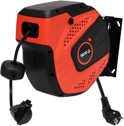 Auto retract electric cable reel 20 mm