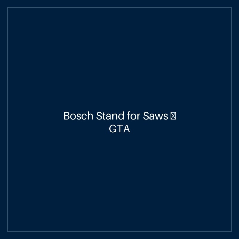 Bosch Stand for Saws — GTA 2600 (for mitre saws)