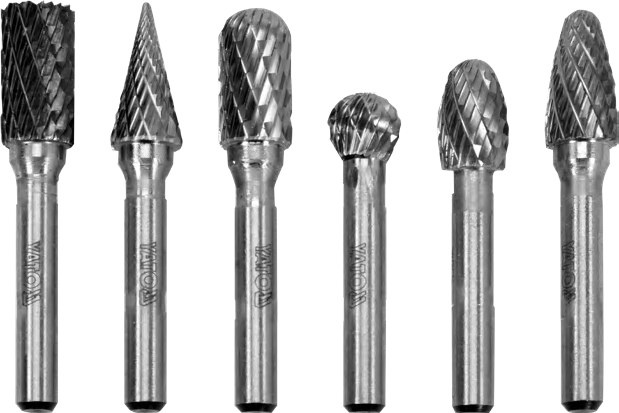 Rotary file set for metal premium