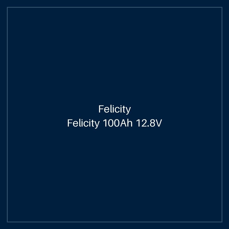 Felicity 100Ah 12.8V Lithium Battery
