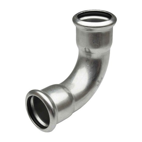 90º Curve F-F Stainless Steel 304 MT-Press