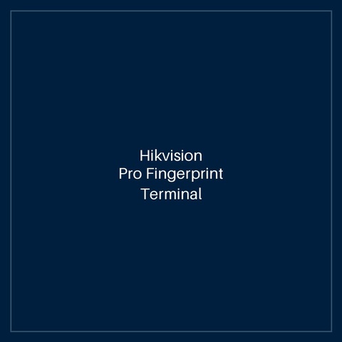 Hikvision Pro Fingerprint Terminal