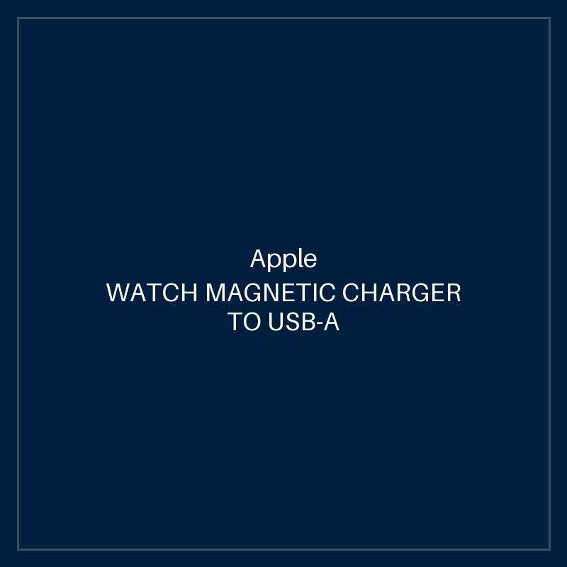 APPLE WATCH MAGNETIC CHARGER TO USB-A 1M