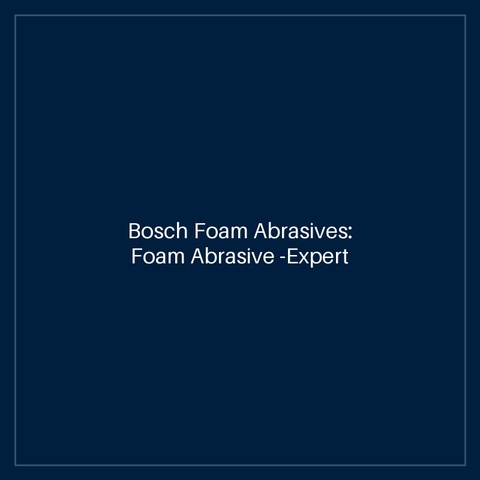 Bosch Foam Abrasives: Foam Abrasive -Expert S471 standard block 69 x 97 x 26 mm, average
