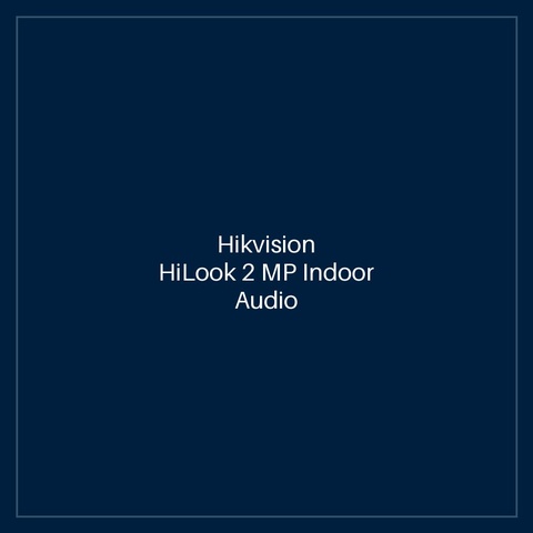 Hikvision- HiLook 2 MP Indoor Audio Fixed Cube Netwok Camera