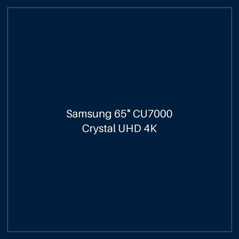 Samsung 65" CU7000 Crystal UHD 4K Smart TV