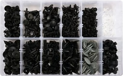 Trim clips assortment