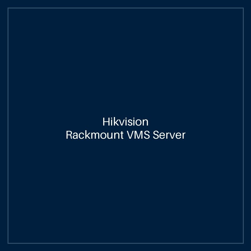 Hikvision Rackmount VMS Server