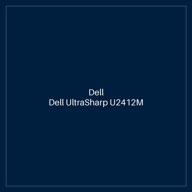 Dell UltraSharp U2412M 24" IPS Monitor