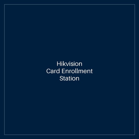 Hikvision Card Enrollment Station