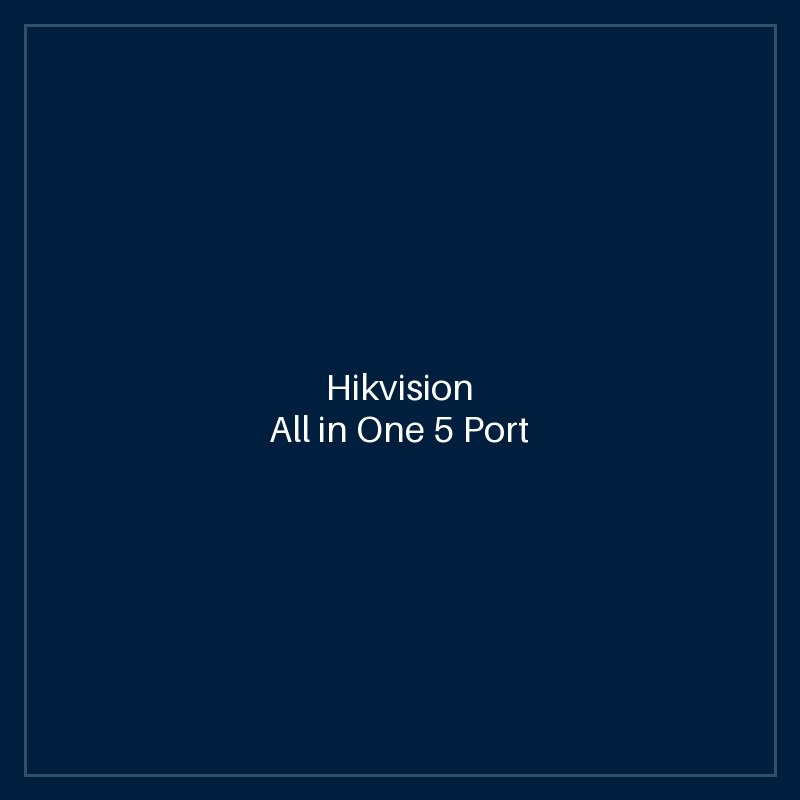Hikvision - All in One 5 Port Router