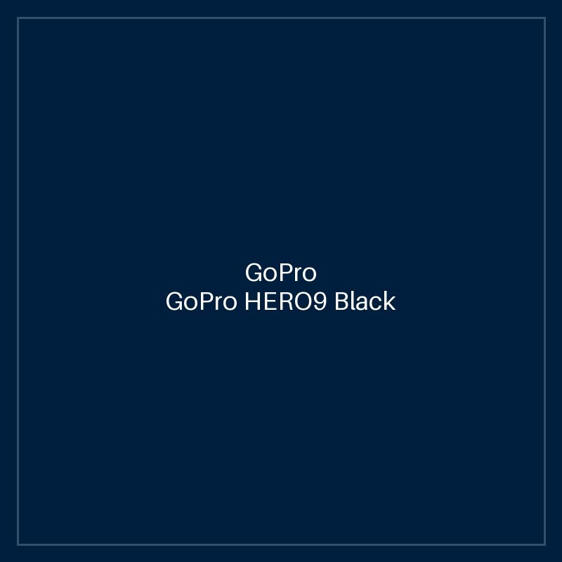 GoPro HERO9 Black Action Camera