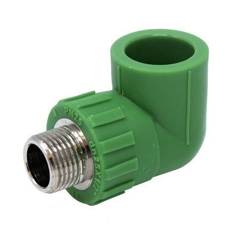 Male 90º Elbow PPR Green