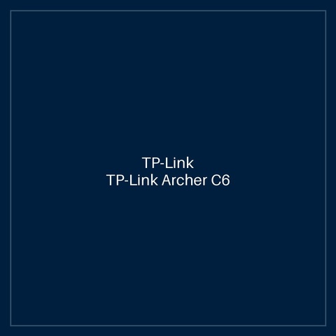 TP-Link Archer C6 AC1200 Gigabit Router