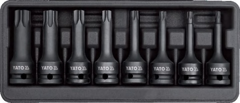 Impact bit socket set