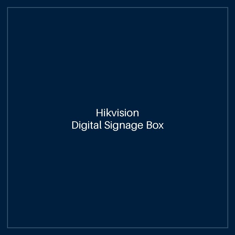 Hikvision Digital Signage Box
