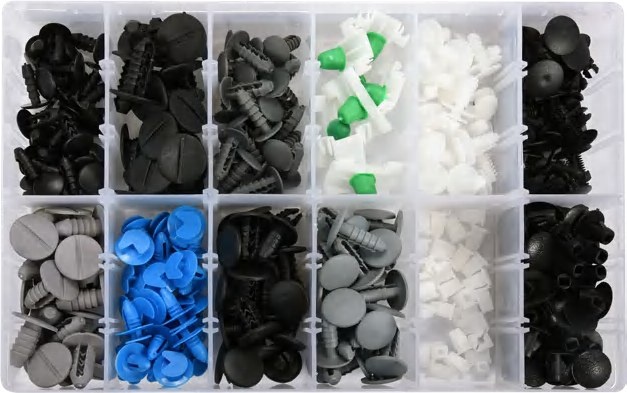 Trim clips assortment